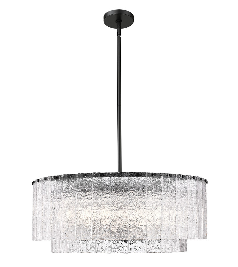 Z-Lite - 1943P32-2-MB - 12 Light Pendant - Glacier - Matte Black