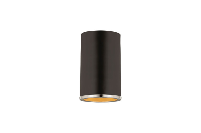 Z-Lite - 2303F1-MB-CH - One Light Flush Mount - Arlo - Matte Black + Chrome