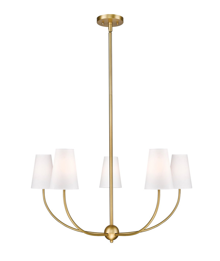 Z-Lite - 3040-32RB - Five Light Chandelier - Shannon - Rubbed Brass