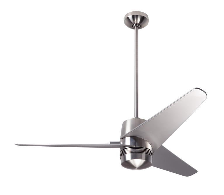 Modern Fan Co - VEL-BN-48-NK-NL-RC - 48Ceiling Fan - Velo DC - Bright Nickel