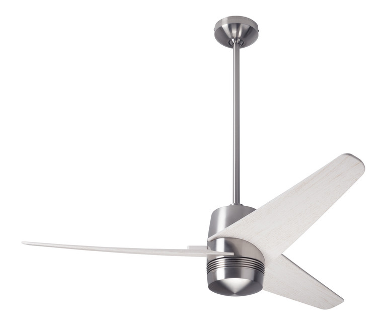 Modern Fan Co - VEL-BN-48-WW-NL-RC - 48Ceiling Fan - Velo DC - Bright Nickel