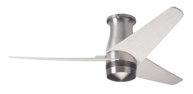 Modern Fan Co - VEL-FM-BN-48-WW-NL-RC - 48Ceiling Fan - Velo Flush DC - Bright Nickel