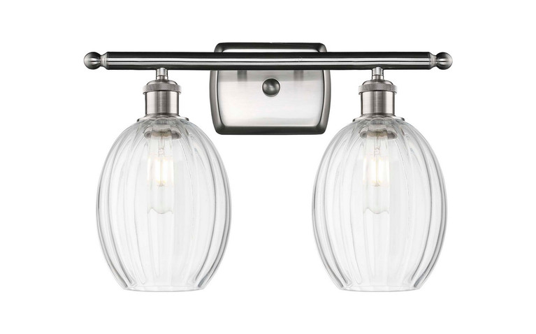 Innovations - 516-2W-SN-G459-6CL - Two Light Bath Vanity - Ballston - Brushed Satin Nickel