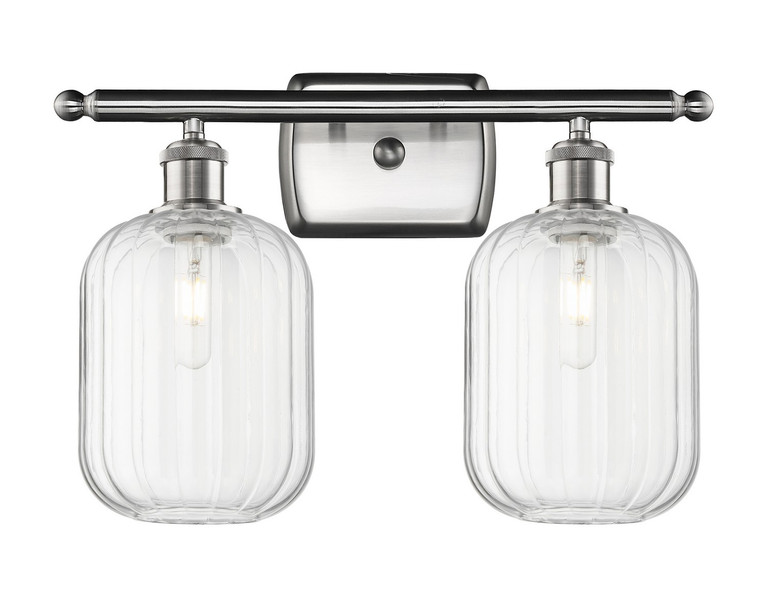 Innovations - 516-2W-SN-G460-7CL - Two Light Bath Vanity - Ballston - Brushed Satin Nickel