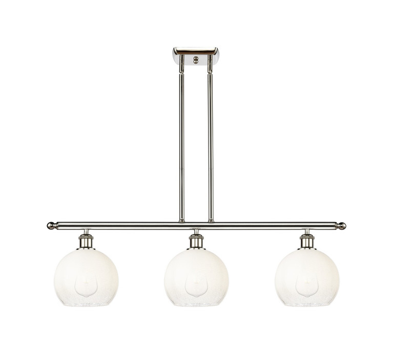 Innovations - 516-3I-PN-G483-8OP - Three Light Island Pendant - Ballston - Polished Nickel