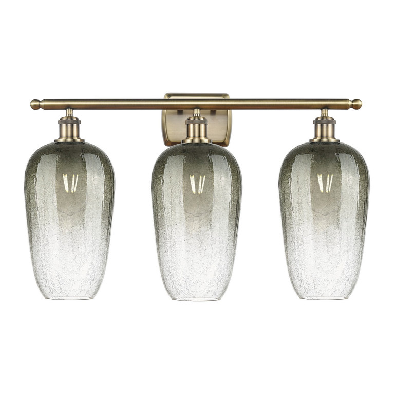 Innovations - 516-3W-AB-G484-7SL - Three Light Bath Vanity - Ballston - Antique Brass
