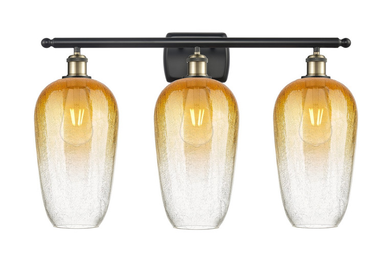Innovations - 516-3W-BAB-G484-7AM - Three Light Bath Vanity - Ballston - Black Antique Brass