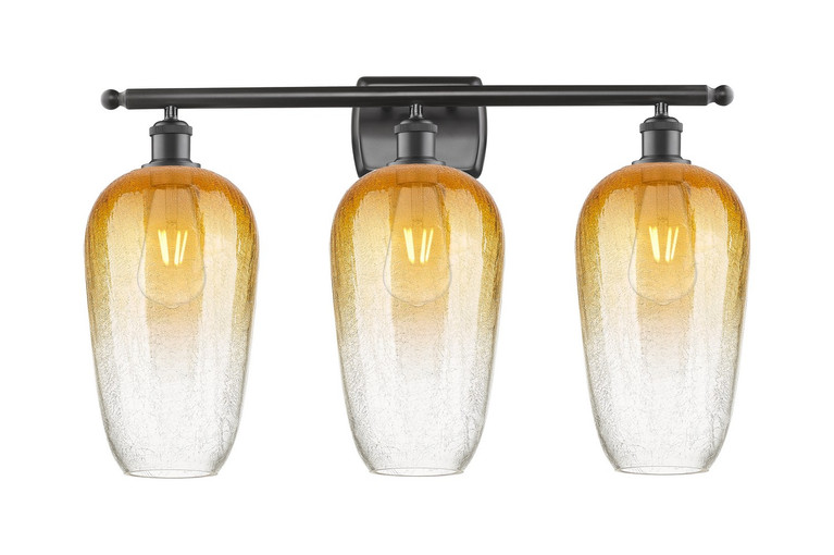Innovations - 516-3W-OB-G484-7AM - Three Light Bath Vanity - Ballston - Oil Rubbed Bronze