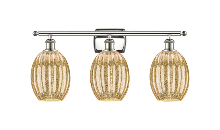 Innovations - 516-3W-PN-G459-6ME - Three Light Bath Vanity - Ballston - Polished Nickel