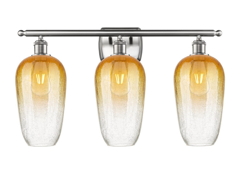 Innovations - 516-3W-SN-G484-7AM - Three Light Bath Vanity - Ballston - Brushed Satin Nickel