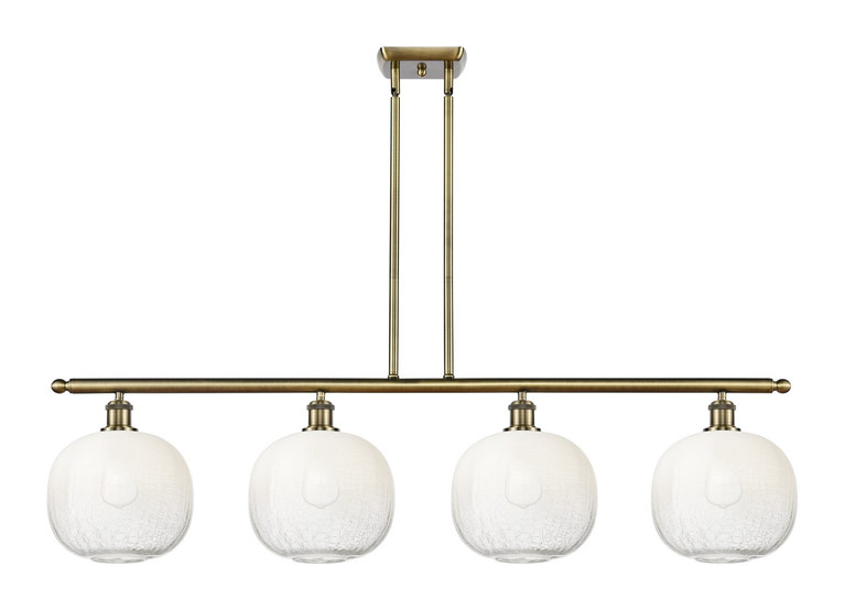 Innovations - 516-4I-AB-G481-10OP - Four Light Island Pendant - Ballston - Antique Brass