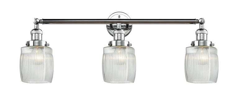 Innovations - 205-PC-G302 - Three Light Bath Vanity - Franklin Restoration - Polished Chrome