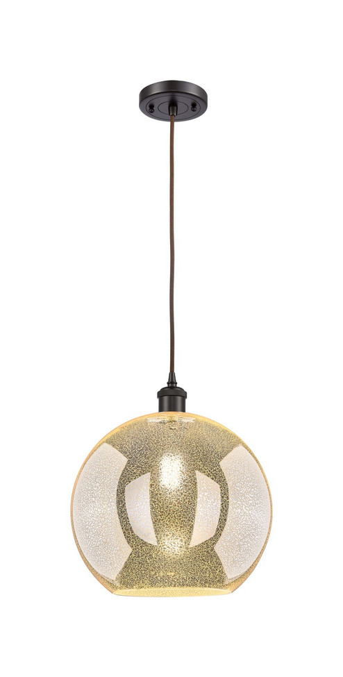Innovations - 516-1P-OB-G128-12 - One Light Mini Pendant - Ballston - Oil Rubbed Bronze