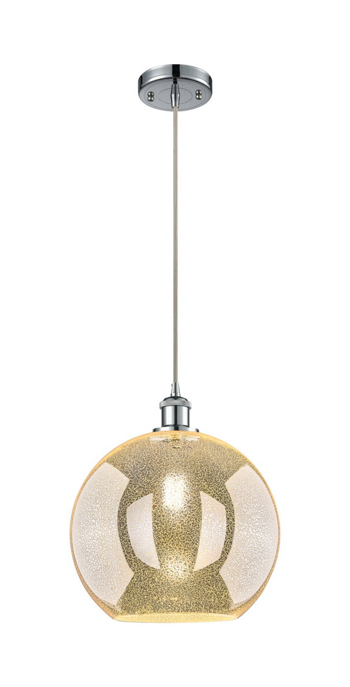 Innovations - 516-1P-PC-G128-12 - One Light Mini Pendant - Ballston - Polished Chrome