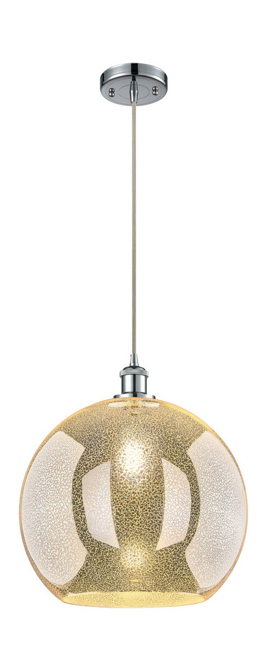 Innovations - 516-1P-PC-G128-14 - One Light Pendant - Ballston - Polished Chrome