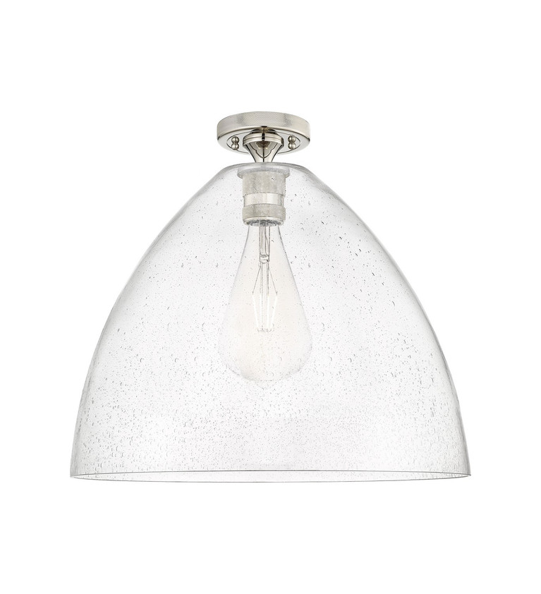 Innovations - 434-1F-PN-GBD-164 - One Light Flush Mount - Downtown Urban - Polished Nickel