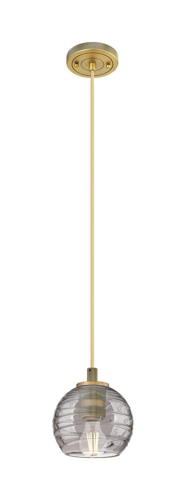 Innovations - 434-1P-BB-G1213-6SM - One Light Pendant - Downtown Urban - Brushed Brass