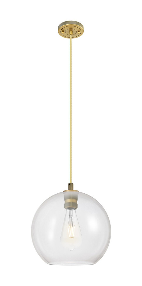 Innovations - 434-1P-BB-G122-12 - One Light Pendant - Downtown Urban - Brushed Brass