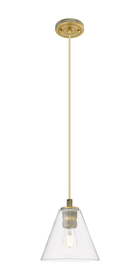 Innovations - 434-1P-BB-GBC-82 - One Light Pendant - Downtown Urban - Brushed Brass