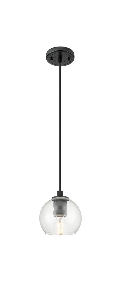 Innovations - 434-1P-BK-G122-6 - One Light Pendant - Downtown Urban - Matte Black