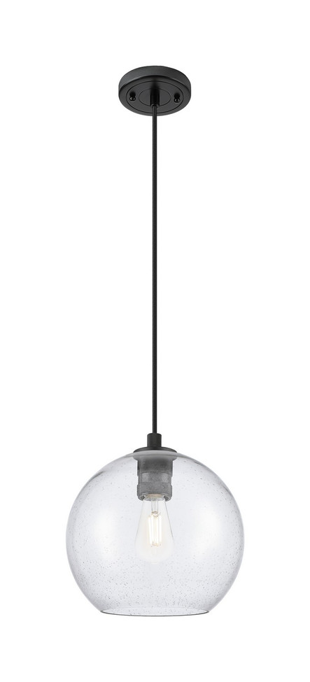 Innovations - 434-1P-BK-G124-10 - One Light Pendant - Downtown Urban - Matte Black
