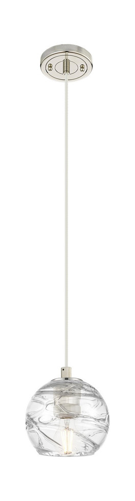 Innovations - 434-1P-PN-G1213-6CL - One Light Pendant - Downtown Urban - Polished Nickel