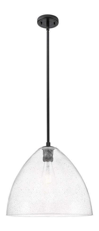 Innovations - 434-1S-BK-GBD-164 - One Light Pendant - Downtown Urban - Matte Black