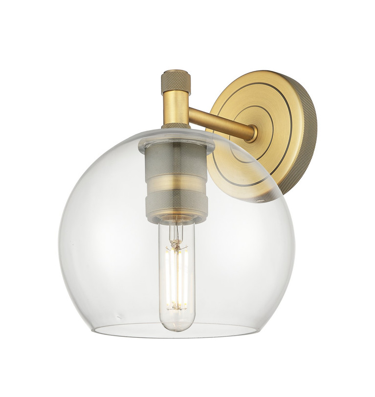 Innovations - 434-1W-BB-G122-6 - One Light Wall Sconce - Downtown Urban - Brushed Brass