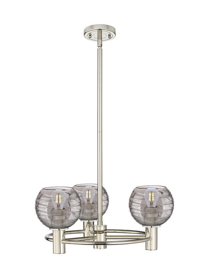 Innovations - 434-3CR-PN-G1213-6SM - Three Light Pendant - Downtown Urban - Polished Nickel