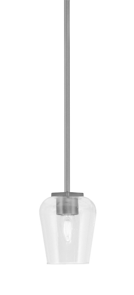 Toltec Lighting - 1201-GP-210 - One Light Mini Pendant - Franklin - Graphite