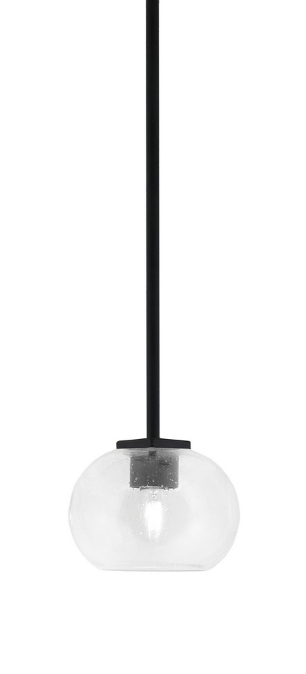 Toltec Lighting - 1201-MB-202 - One Light Mini Pendant - Franklin - Matte Black