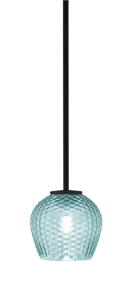 Toltec Lighting - 1201-MB-4605 - One Light Mini Pendant - Franklin - Matte Black