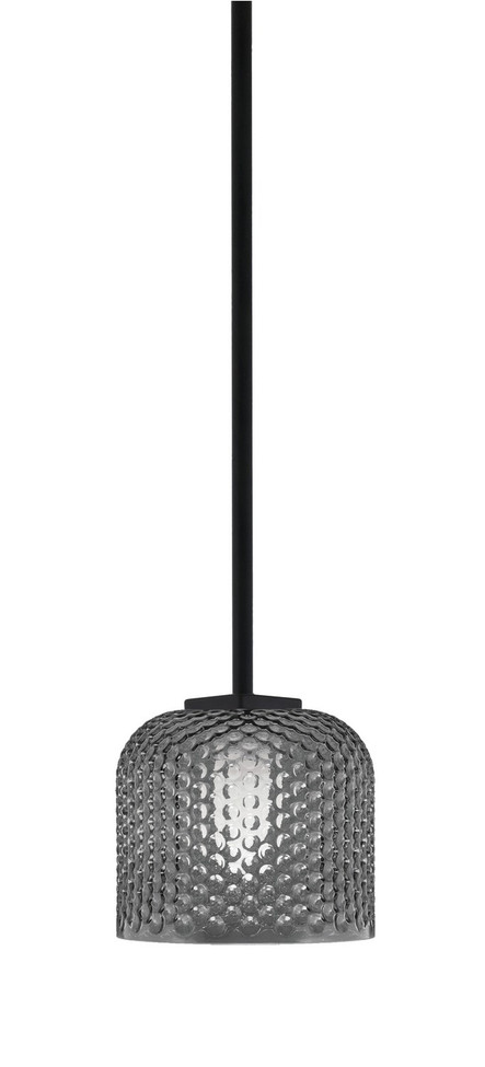 Toltec Lighting - 1201-MB-4612 - One Light Mini Pendant - Franklin - Matte Black