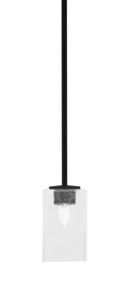 Toltec Lighting - 1201-MB-530 - One Light Mini Pendant - Franklin - Matte Black