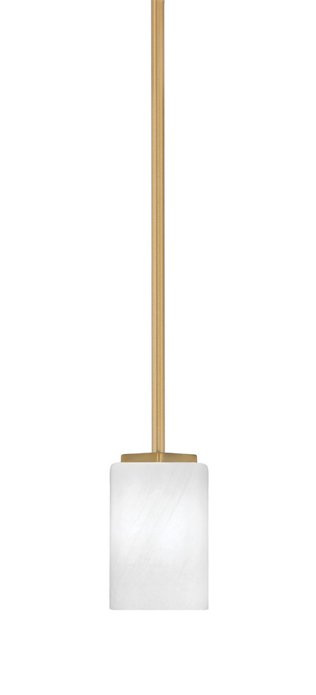 Toltec Lighting - 1201-NAB-3001 - One Light Mini Pendant - Franklin - New Age Brass