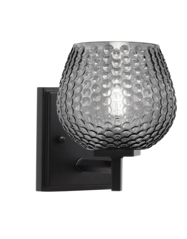 Toltec Lighting - 1211-MB-4602 - One Light Wall Sconce - Franklin - Matte Black