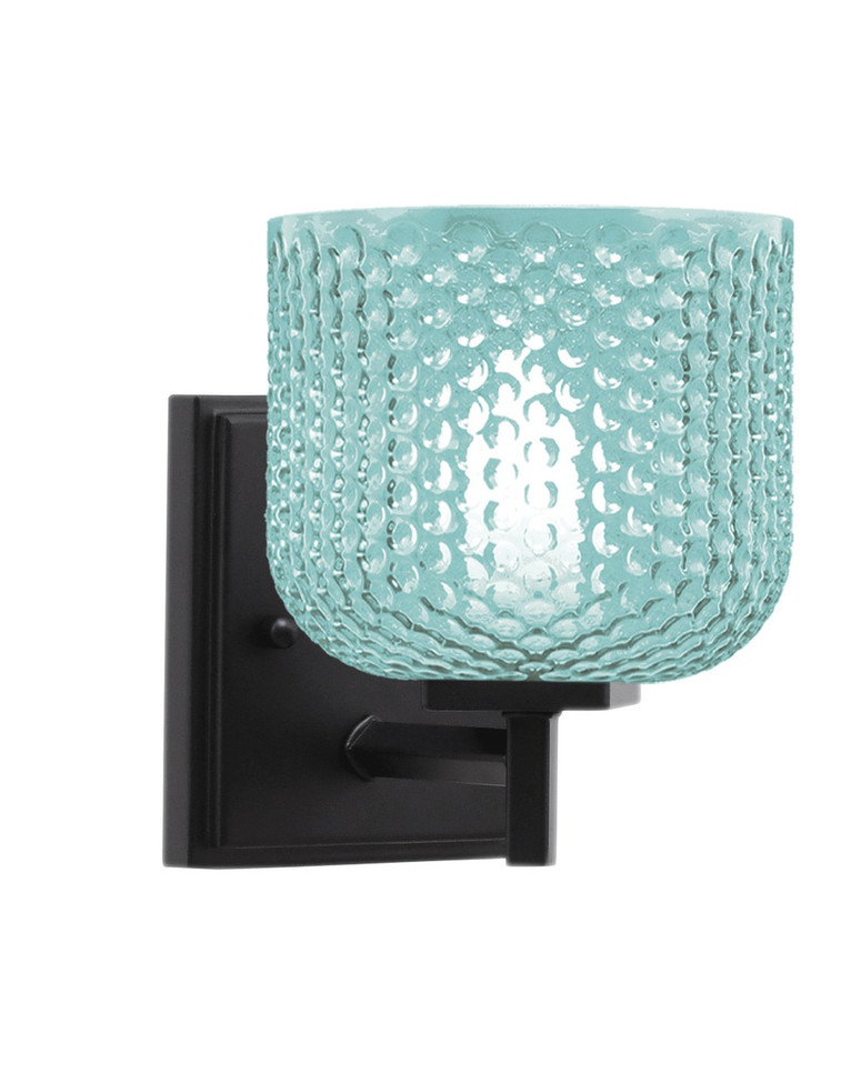 Toltec Lighting - 1211-MB-4615 - One Light Wall Sconce - Franklin - Matte Black