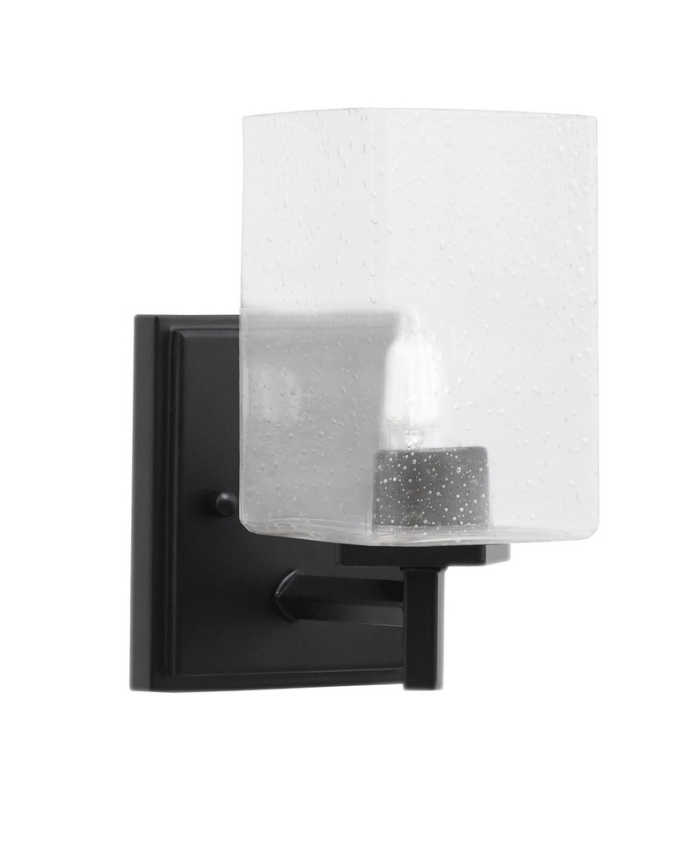 Toltec Lighting - 1211-MB-530 - One Light Wall Sconce - Franklin - Matte Black