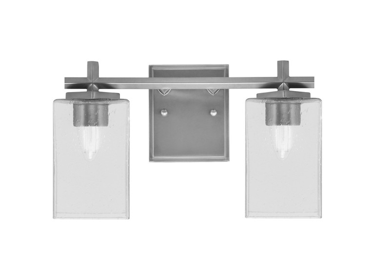 Toltec Lighting - 1212-GP-530 - Two Light Bath Bar - Franklin - Graphite
