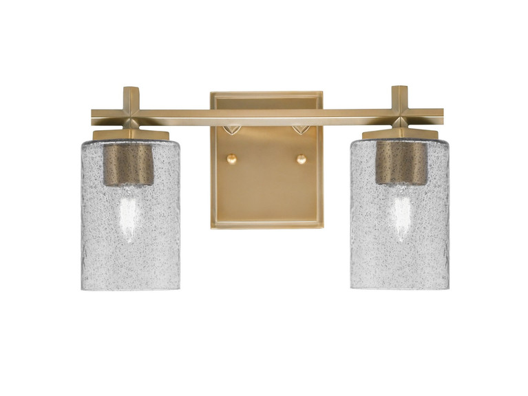 Toltec Lighting - 1212-NAB-3002 - Two Light Bath Bar - Franklin - New Age Brass