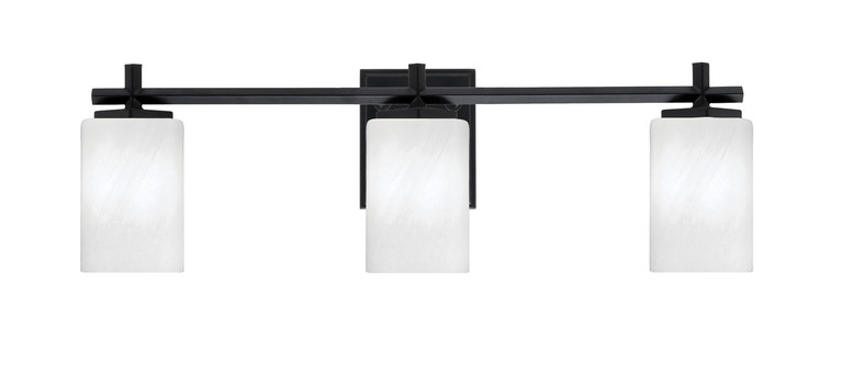 Toltec Lighting - 1213-MB-3001 - Three Light Bath Bar - Franklin - Matte Black