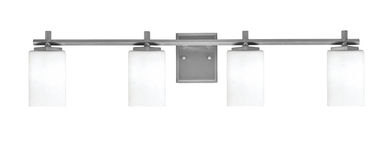 Toltec Lighting - 1214-GP-310 - Four Light Bath Bar - Franklin - Graphite