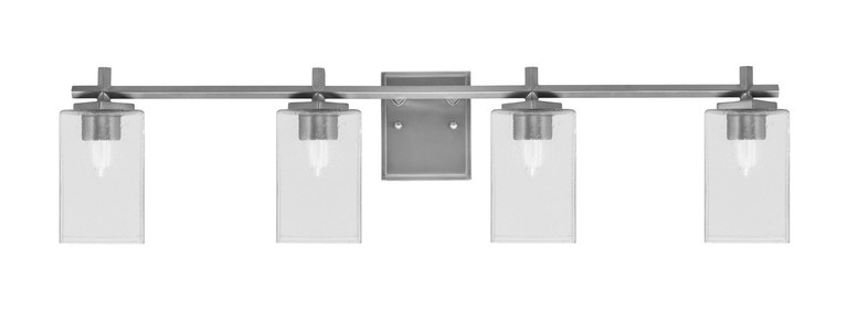 Toltec Lighting - 1214-GP-530 - Four Light Bath Bar - Franklin - Graphite