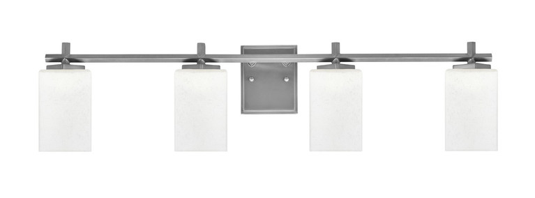 Toltec Lighting - 1214-GP-531 - Four Light Bath Bar - Franklin - Graphite