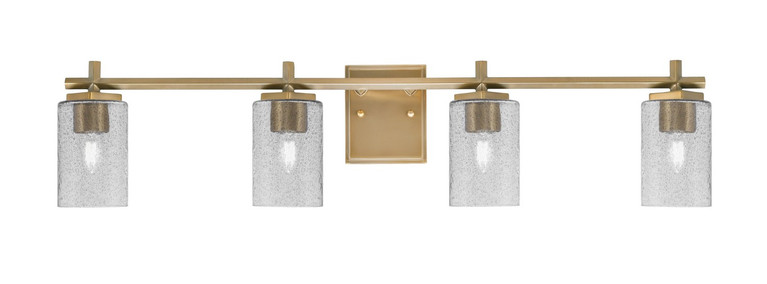 Toltec Lighting - 1214-NAB-3002 - Four Light Bath Bar - Franklin - New Age Brass