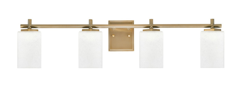 Toltec Lighting - 1214-NAB-531 - Four Light Bath Bar - Franklin - New Age Brass