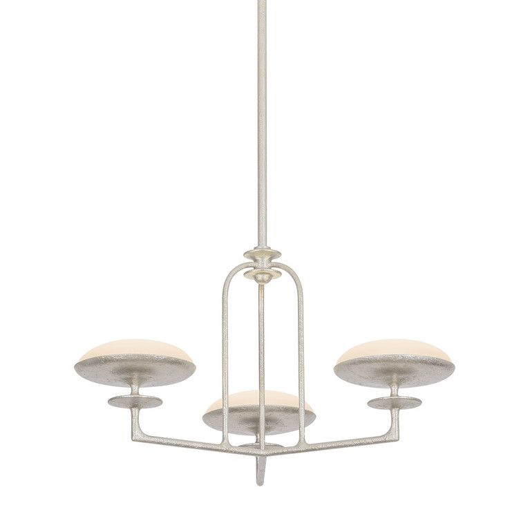 Troy Lighting - F2127-WSL - LED Chandelier - Pacific - Warm Silver Leaf