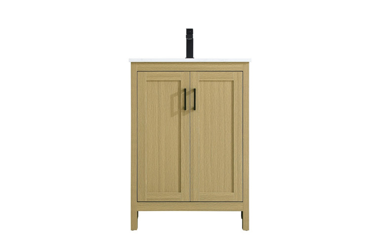 Elegant Lighting - VF25124MHB - Bathroom Vanity - Finnley - Honey Brown