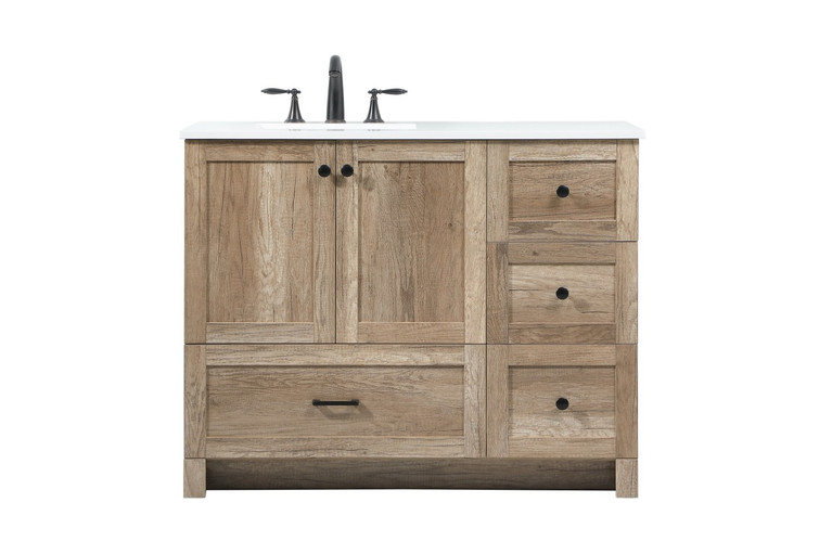 Elegant Lighting - VF2842NT - Single Bathroom Vanity - Soma - natural oak