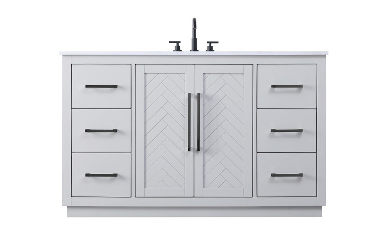 Elegant Lighting - VF29054GR - Bathroom Vanity - Chase - Grey
